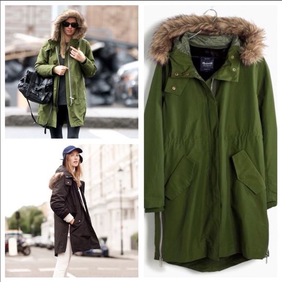 Zip Field Parka Coat 
